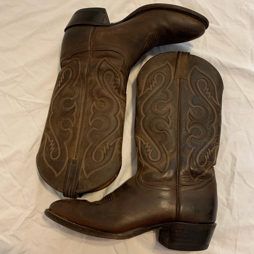 🎁 EUC Tony Lama Men's Western Boot Style 6467 8.5 - Picture 1 of 8